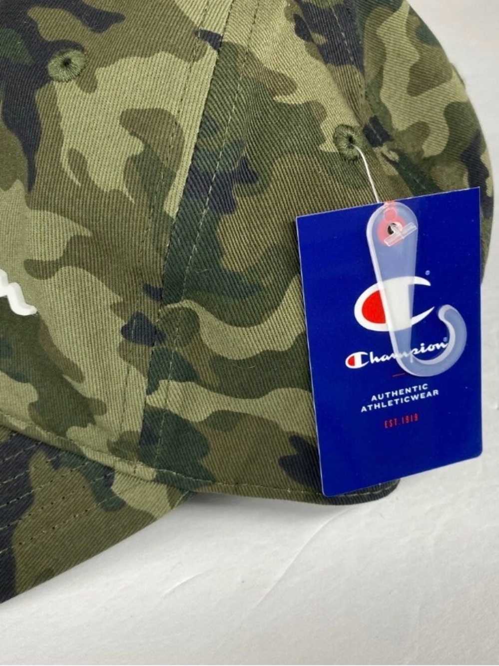 Champion Camo Baseball Cap - Olive Green - Picture 3 of 4